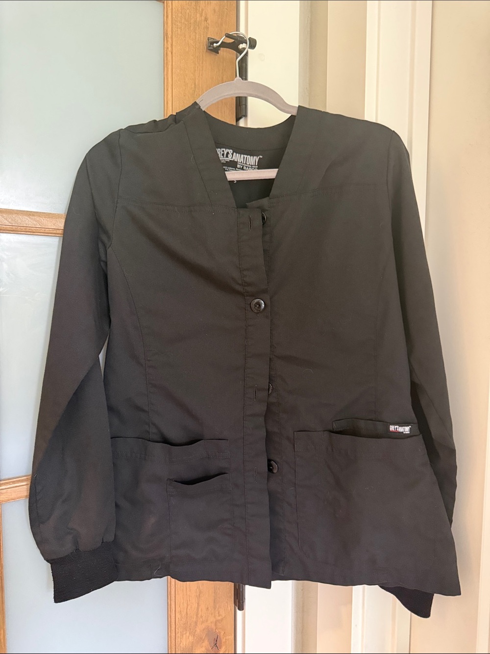 Black Grey’s Anatomy by Barco scrub jacket
